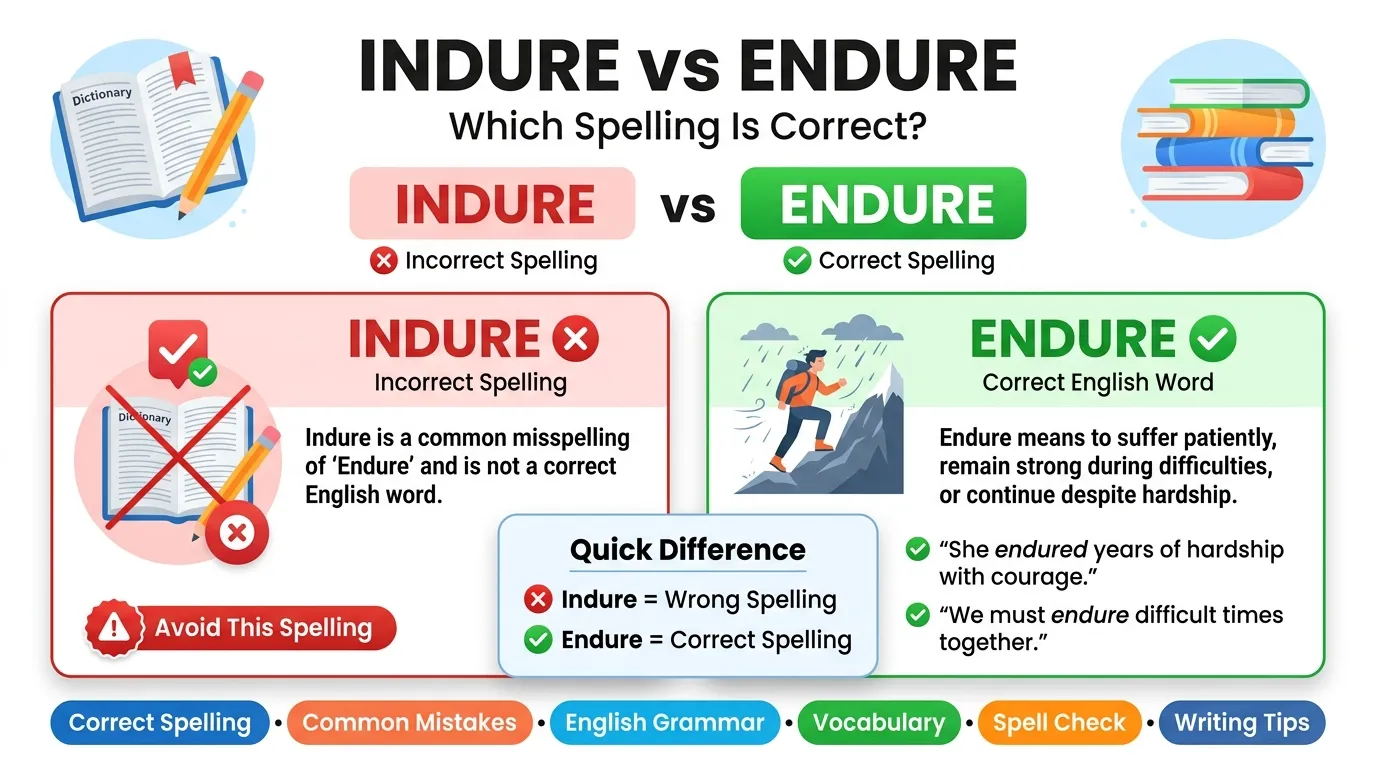 Indure vs Endure