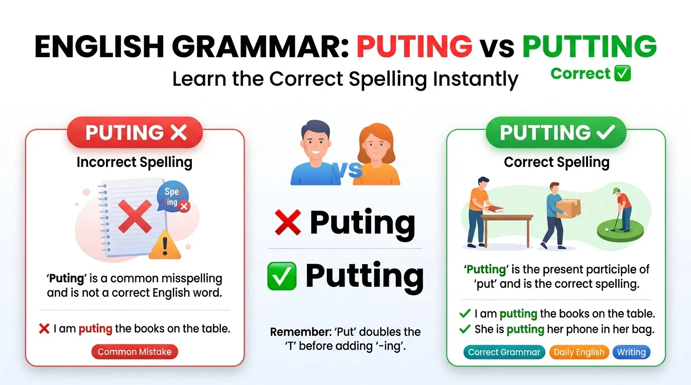Puting vs Putting