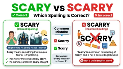 Scary vs Scarry