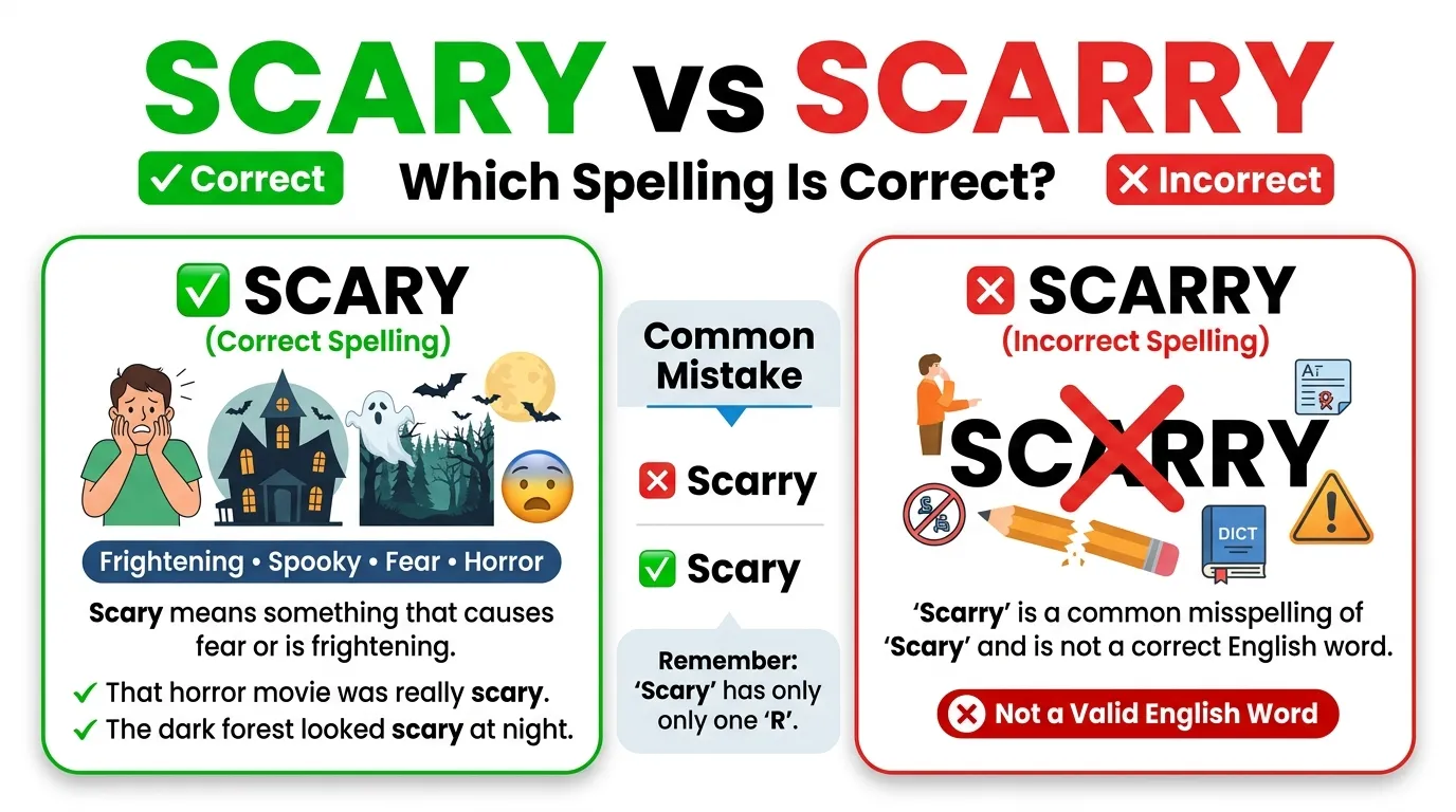 Scary vs Scarry