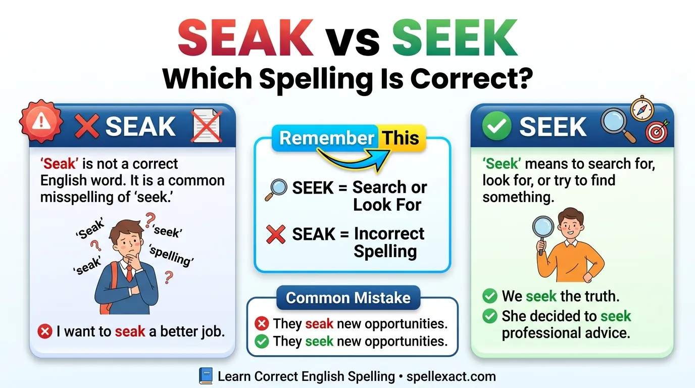 Seak vs Seek