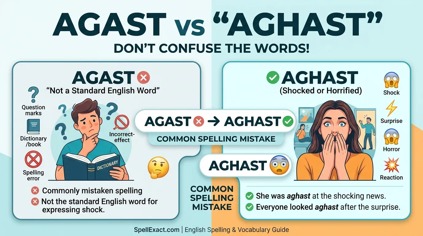 Agast vs Aghast
