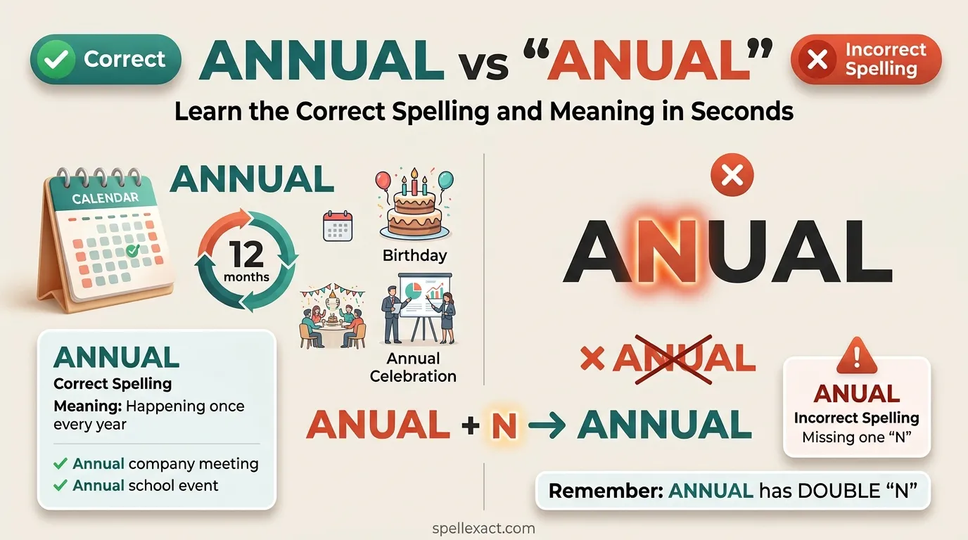 Annual vs Anual