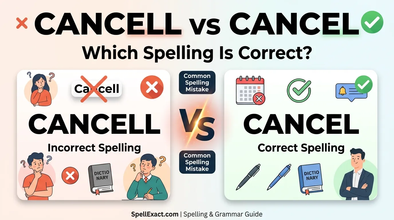 Cancell vs Cancel