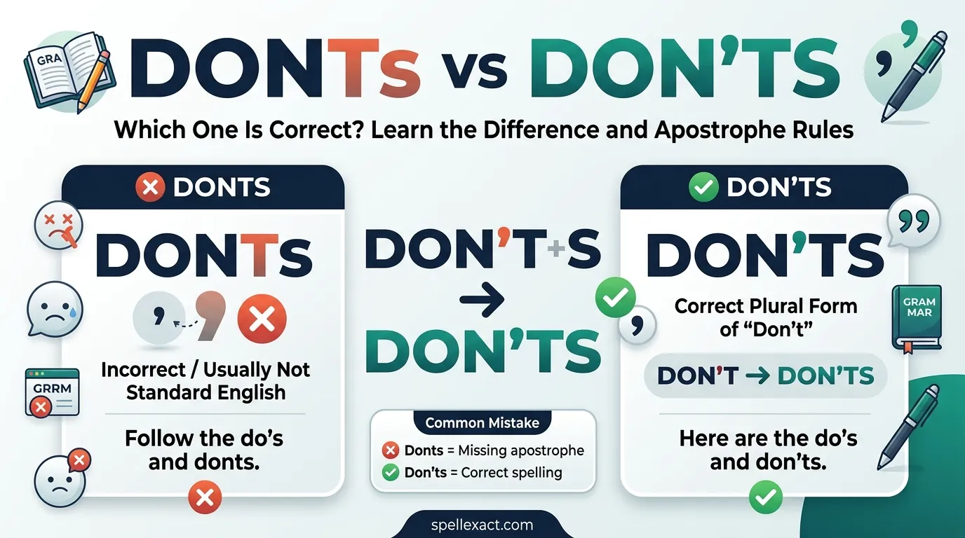 Donts or Don’ts