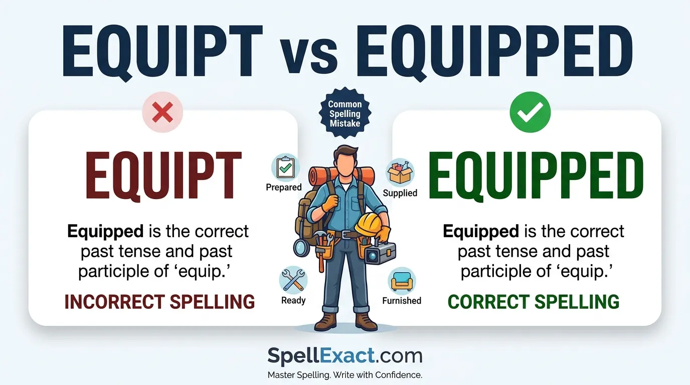 Equipt vs Equipped