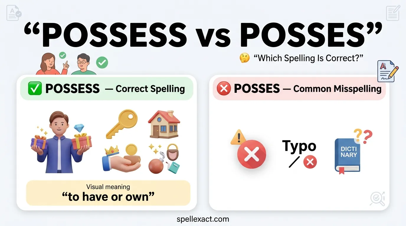 Possess vs Posses