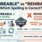 Rehireable vs Rehirable