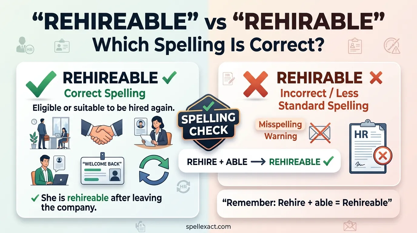 Rehireable vs Rehirable