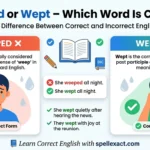 Weeped or Wept