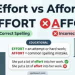 Effort vs Affort