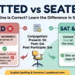 Sitted vs Seated