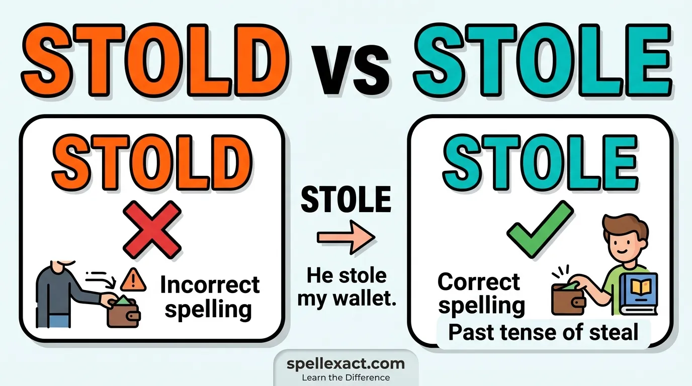 Stold vs Stole