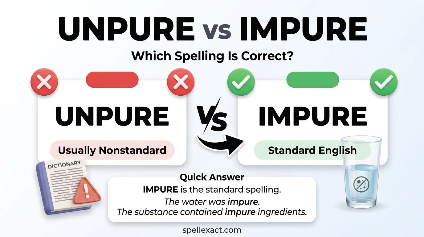 Unpure vs Impure