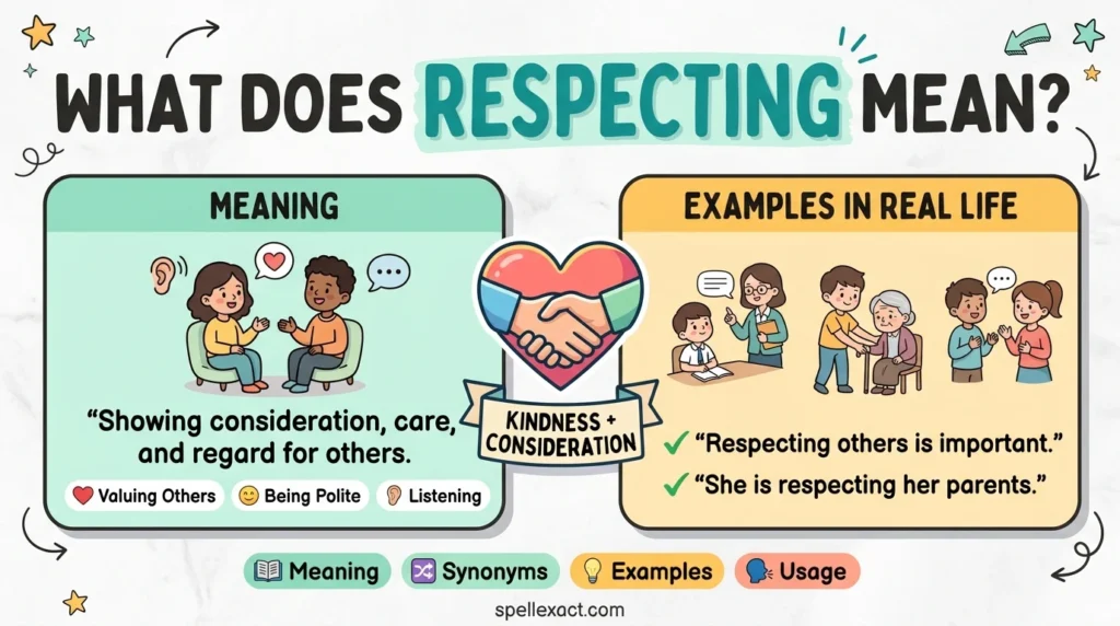 What Does Respecting Mean?