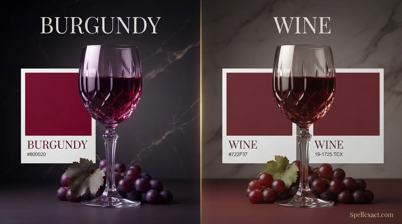 Burgundy or Wine