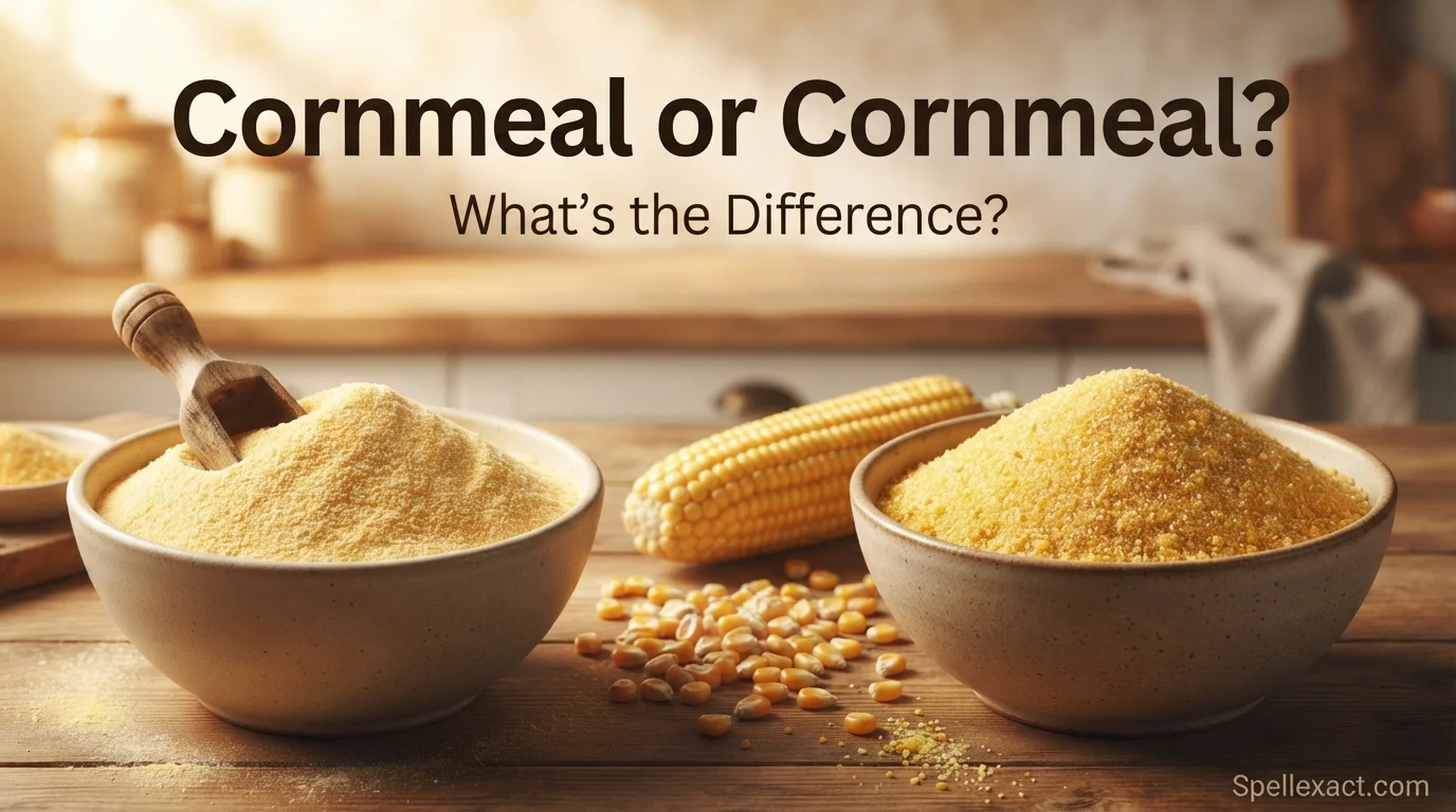 Cornmeal or Corn Meal