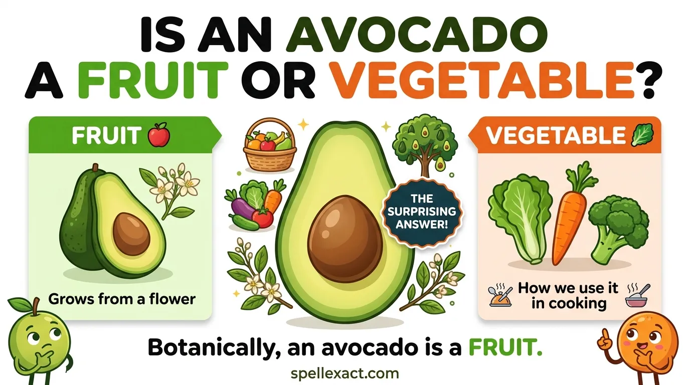 Is an Avocado a Fruit or Vegetable