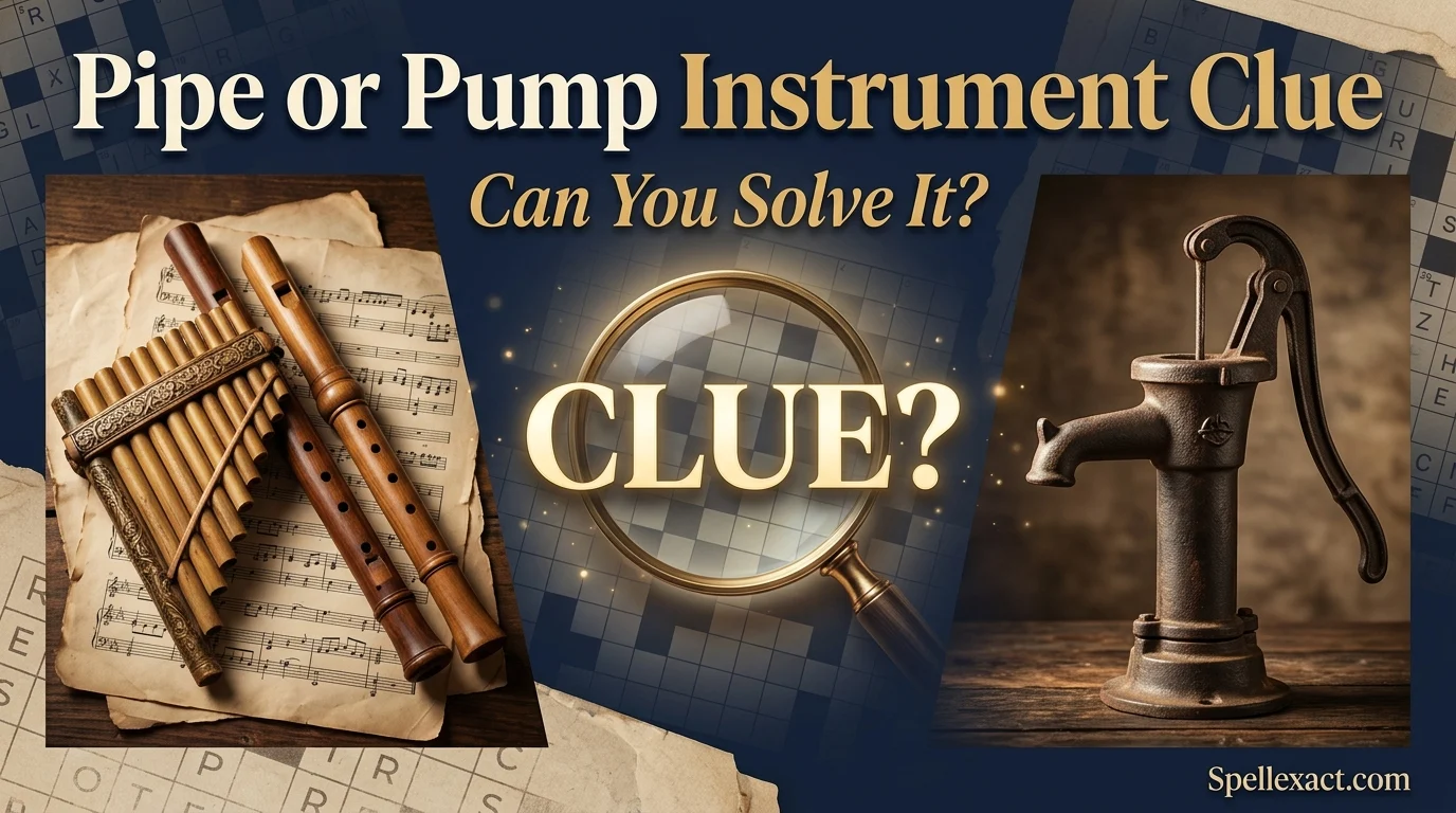 Pipe or Pump Instrument NYT Clue