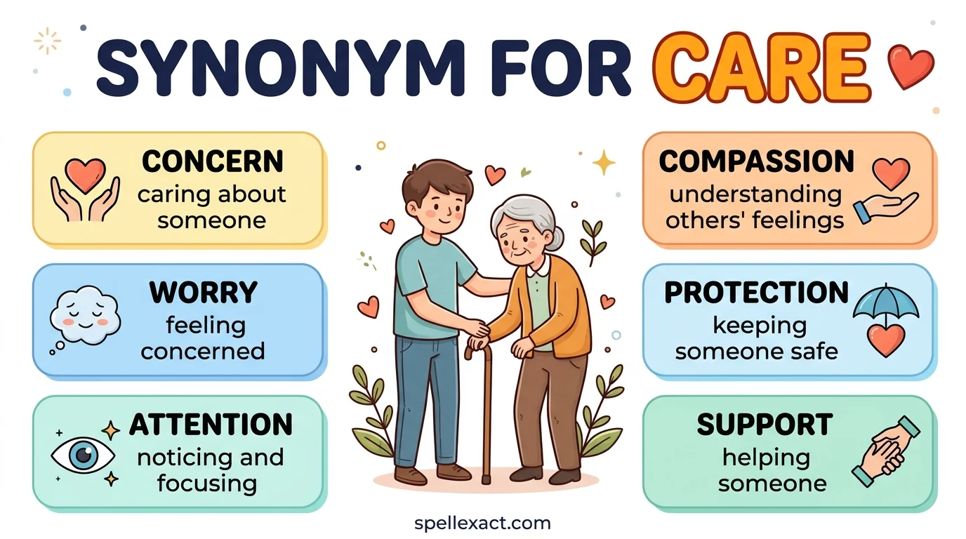 Synonym for Care