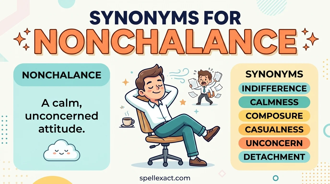 Synonyms for Nonchalance