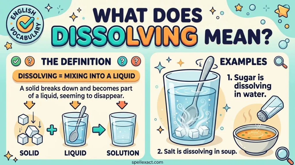 What Does Dissolving Mean?