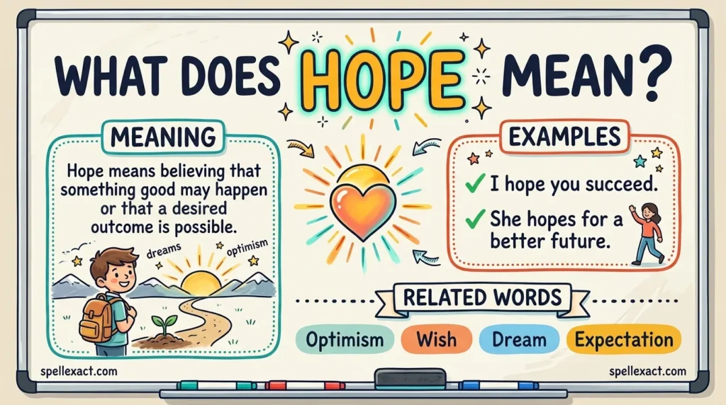 What Does Hope Mean?