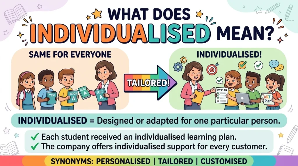 What Does Individualised Mean?