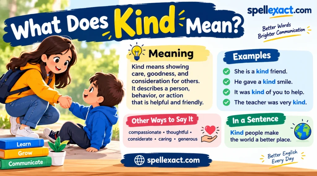 What Does Kind Mean?