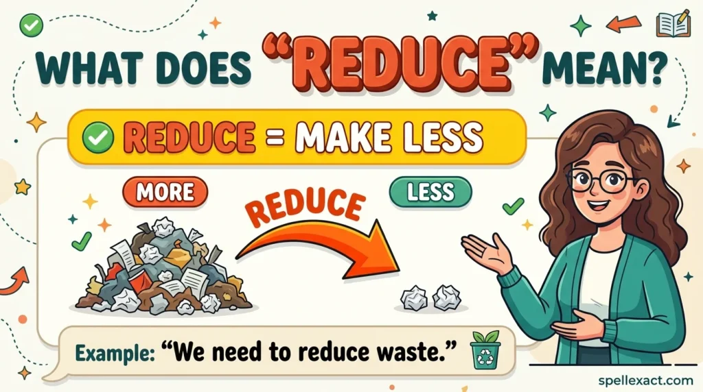 What Does Reduce Mean?