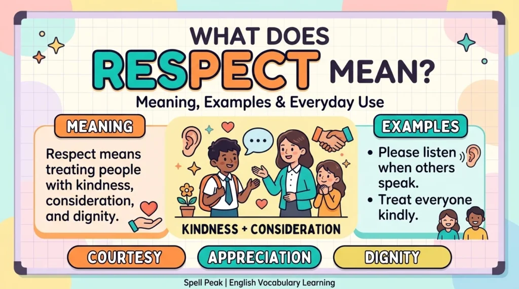 What Does Respect Mean?