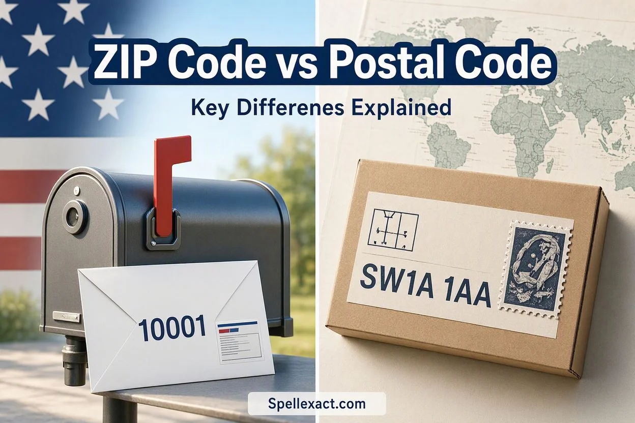 ZIP Code vs Postal Code